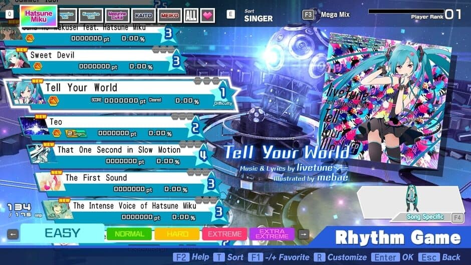 Скриншот 1 из Hatsune Miku: Project Diva Mega Mix+
