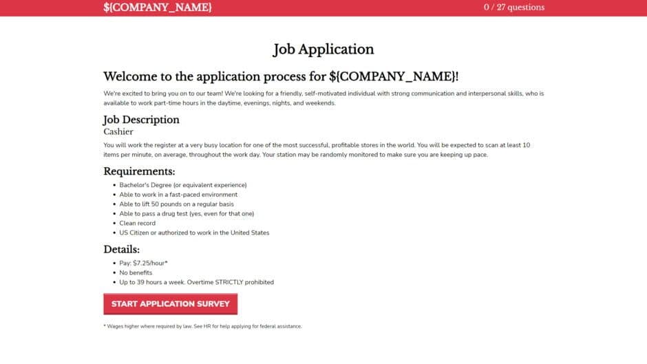 Скриншот 1 из Job Application Simulator