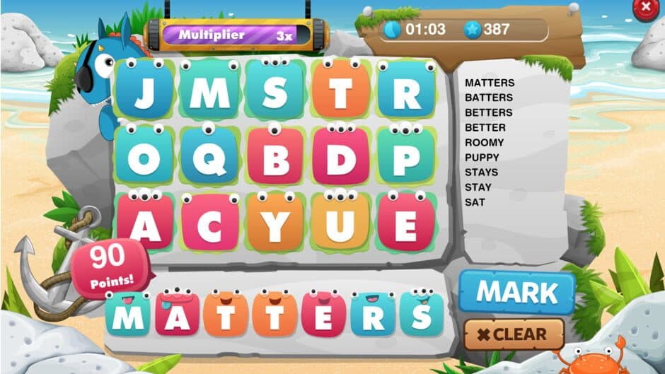 Скриншот 4 из LiteracyPlanet: Word Mania