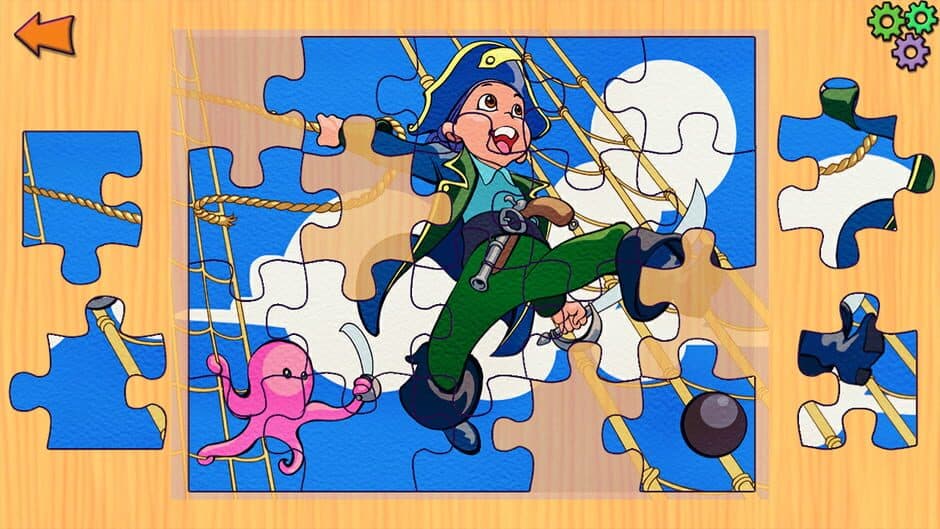 Скриншот 3 из Pirates Jigsaw Puzzle for Kids & Toddlers