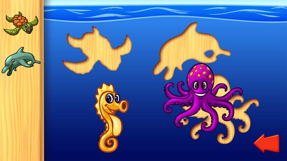 Скриншот 4 из Ocean Animals Puzzle for Kids & Toddlers