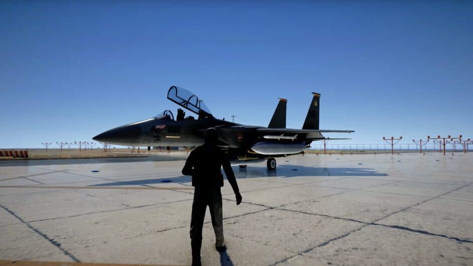 Скриншот 4 из Horizon Midnight Sky Combat Aircraft: War Arena Flight Simulator 2022