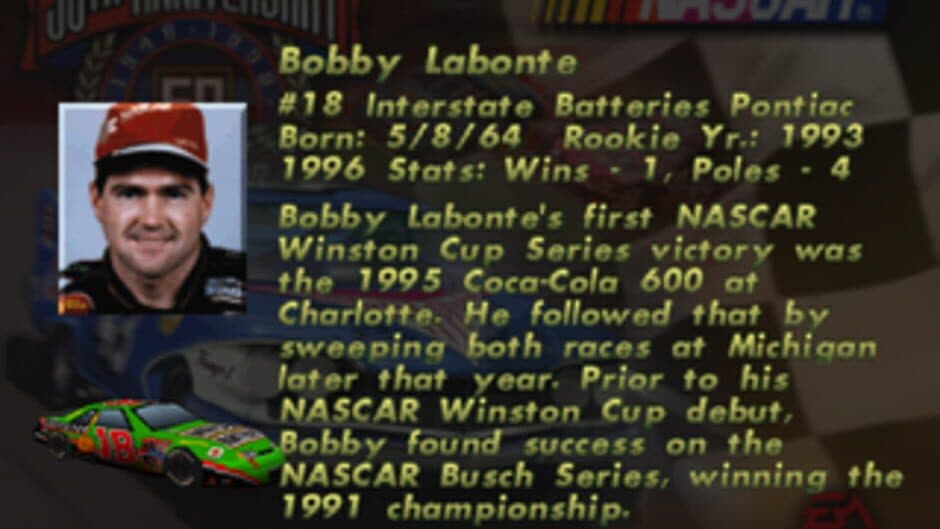 Скриншот 1 из NASCAR 98: Collector's Edition