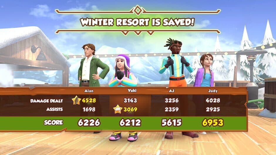 Скриншот 6 из Jumanji: The Curse Returns - Winter Resort
