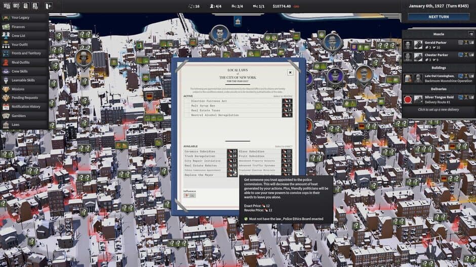 Скриншот 3 из City of Gangsters: Shadow Government