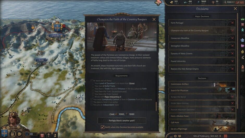 Скриншот 10 из Crusader Kings III: Fate of Iberia