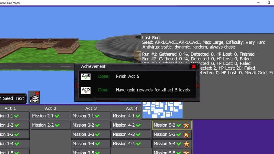 Скриншот 8 из Command Line Mazer