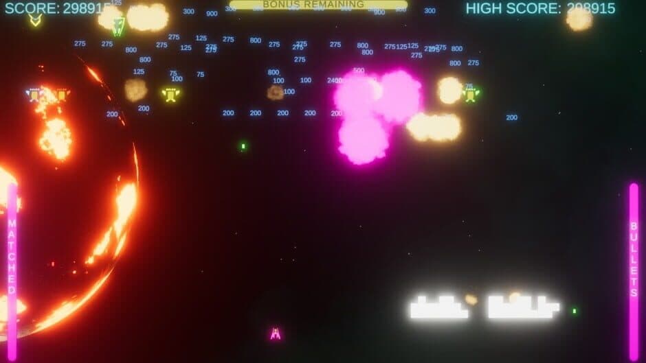 Скриншот 2 из Neon Invaders