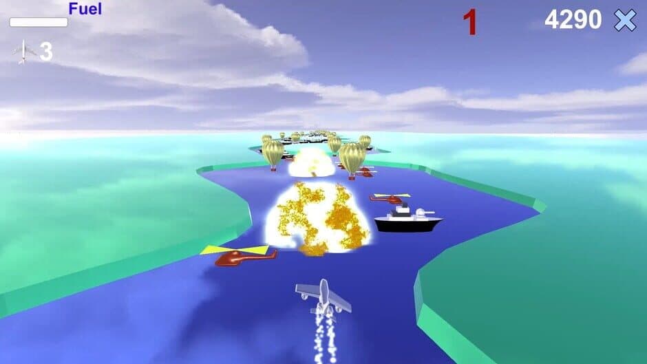 Скриншот 4 из River Raid 3D