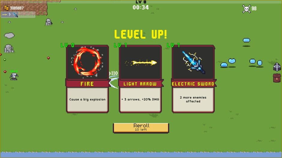 Скриншот 6 из Pixel Survivors: Roguelike