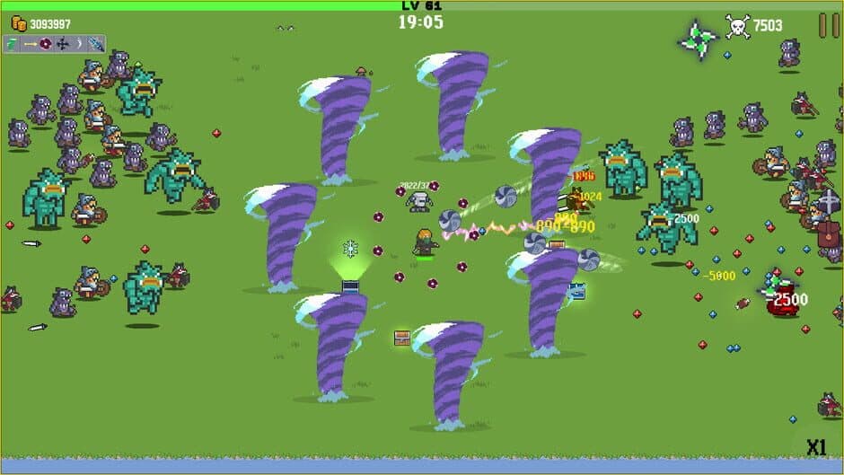 Скриншот 3 из Pixel Survivors: Roguelike