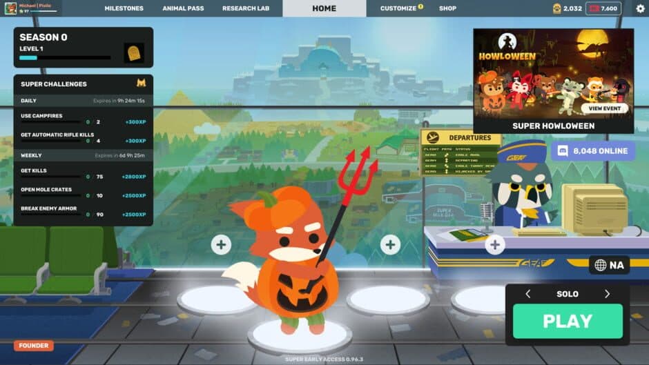 Скриншот 1 из Super Animal Royale: Season 0