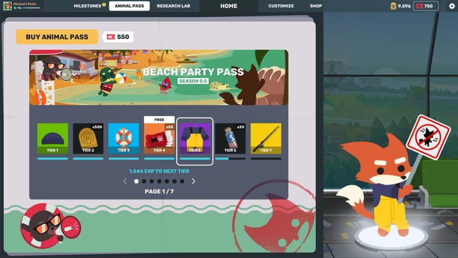 Скриншот 1 из Super Animal Royale: Season 0.5