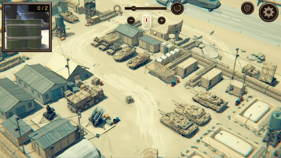 Скриншот 2 из Hidden Desert War: Top-Down 3D