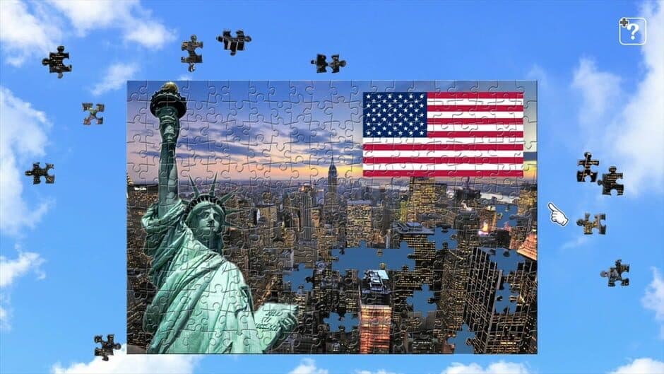 Скриншот 1 из Jigsaw Masterpieces: Landscapes with Flags of the World - Americas vol.1