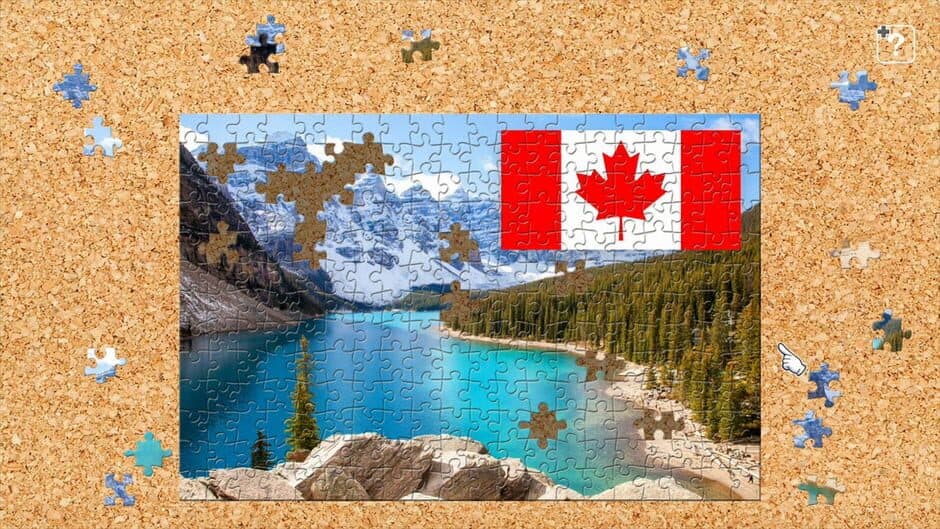 Скриншот 2 из Jigsaw Masterpieces: Landscapes with Flags of the World - Americas vol.1