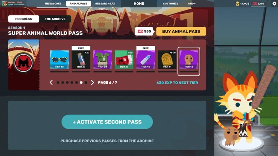 Скриншот 1 из Super Animal Royale: Season 1