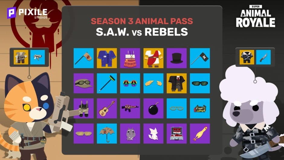 Скриншот 1 из Super Animal Royale: Season 3