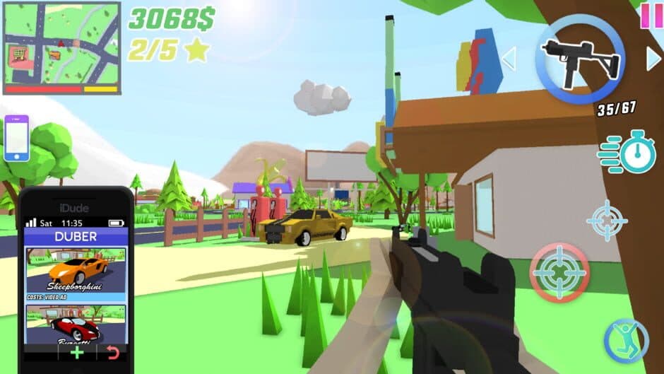 Скриншот 9 из Dude Theft Wars
