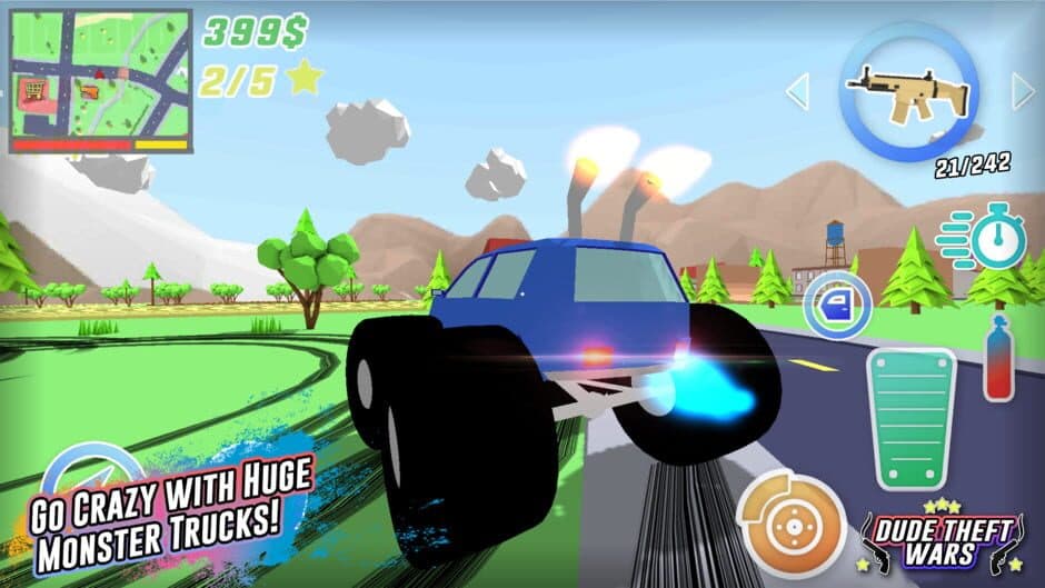 Скриншот 3 из Dude Theft Wars