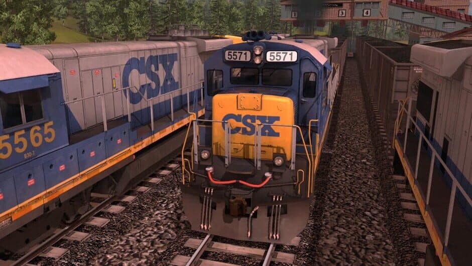 Скриншот 3 из Trainz Railroad Simulator 2022: CSX Transportation GE B30-7
