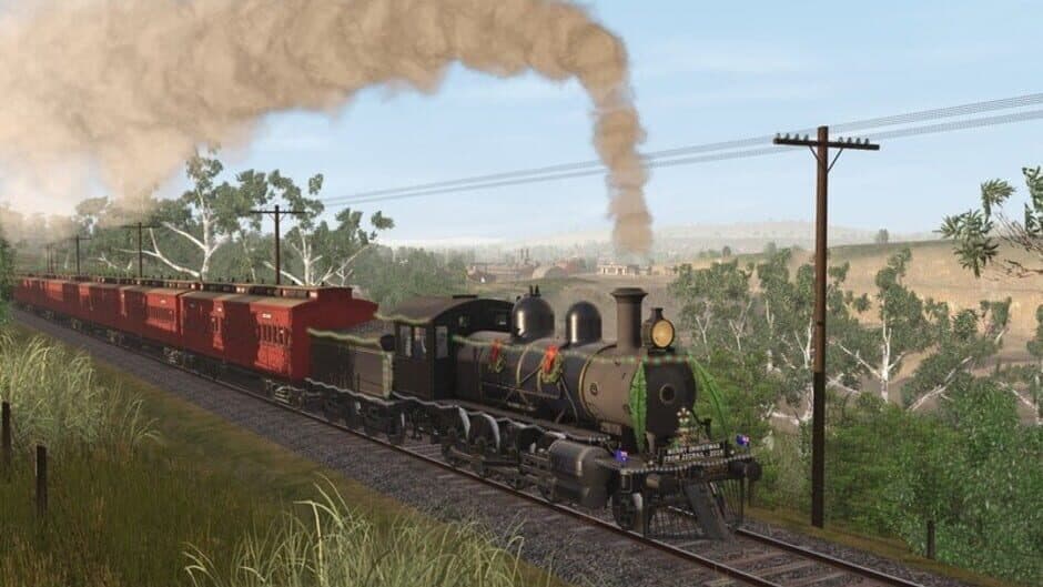 Скриншот 1 из Trainz Railroad Simulator 2022: ZecRail V499 Blue & Gold and Christmas 2019