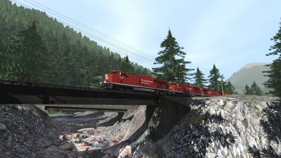Скриншот 6 из Trainz Railroad Simulator 2022: Canadian Rocky Mountains Viktor Lake to Ross Peak and Glacier