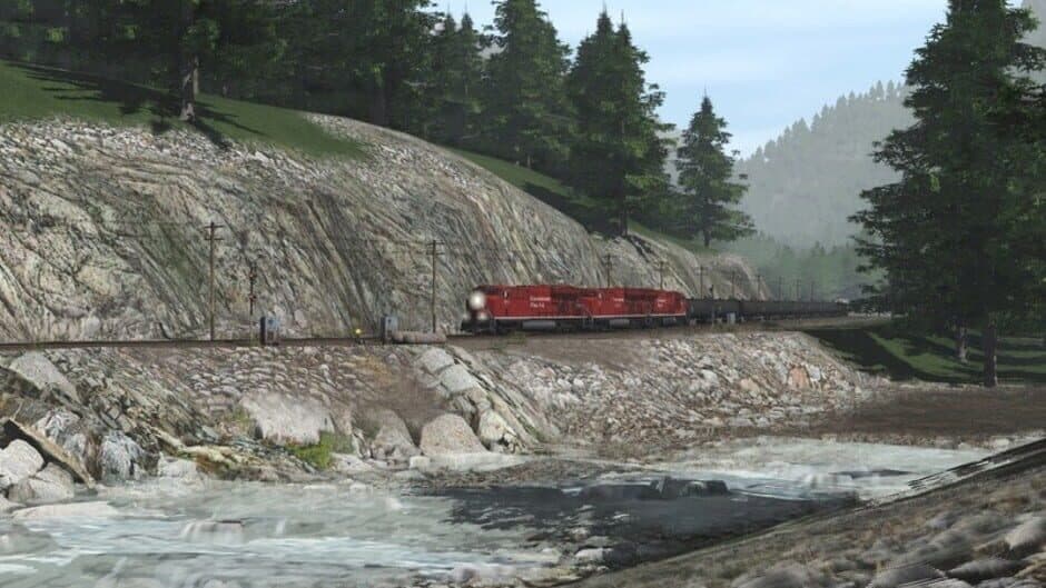 Скриншот 11 из Trainz Railroad Simulator 2022: Canadian Rocky Mountains Viktor Lake to Ross Peak and Glacier