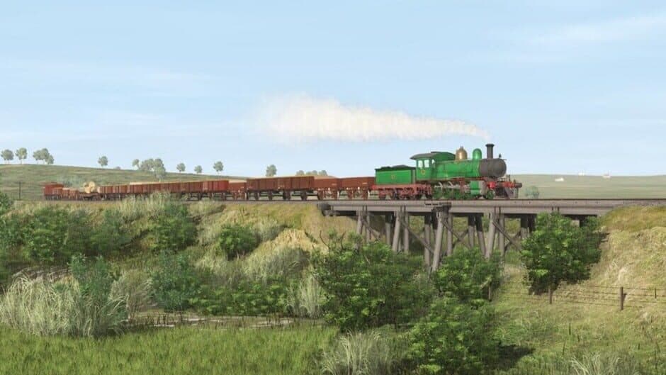 Скриншот 2 из Trainz Railroad Simulator 2022: Victorian Railways V Class 2 Tone Green