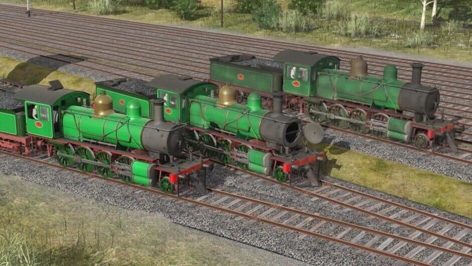 Скриншот 6 из Trainz Railroad Simulator 2022: Victorian Railways V Class 2 Tone Green