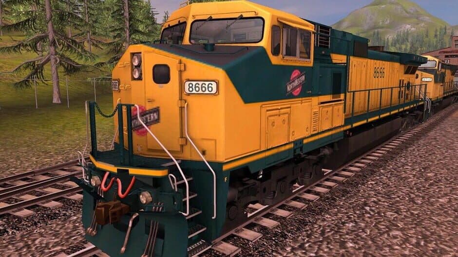 Скриншот 3 из Trainz Railroad Simulator 2022: Chicago North Western GE Dash 9 44CW