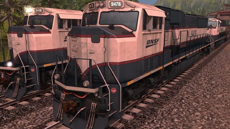 Скриншот 1 из Trainz Railroad Simulator 2022: BNSF Railway EMD SD70MAC Executive Patch