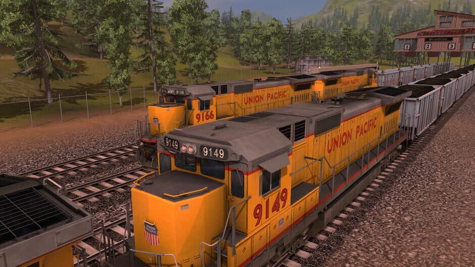 Скриншот 1 из Trainz Railroad Simulator 2022: Union Pacific GE C40-8
