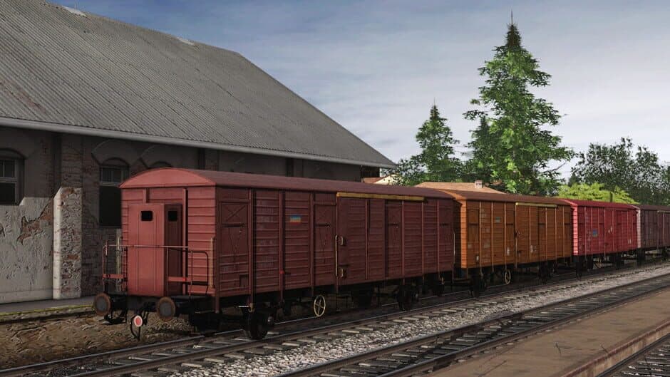 Скриншот 6 из Trainz Plus: CFR Marfa Gbs/Gbgs freight car pack