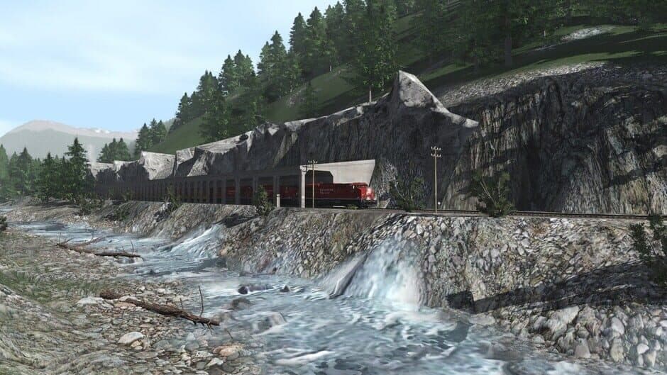 Скриншот 4 из Trainz Plus: Canadian Rocky Mountains Viktor Lake to Ross Peak and Glacier