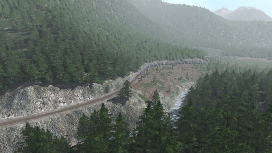 Скриншот 3 из Trainz Plus: Canadian Rocky Mountains Viktor Lake to Ross Peak and Glacier