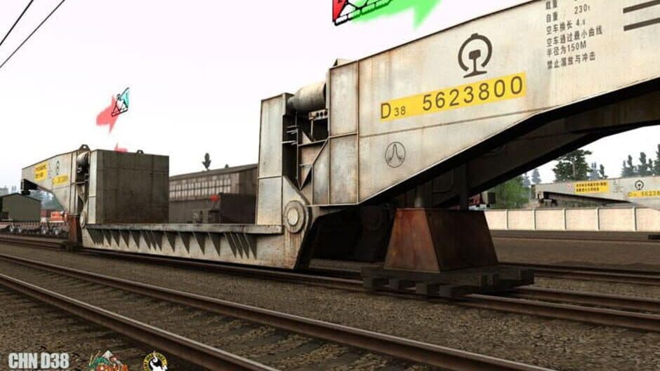 Скриншот 1 из Trainz Plus: China D38 Schnabel Car - Gray