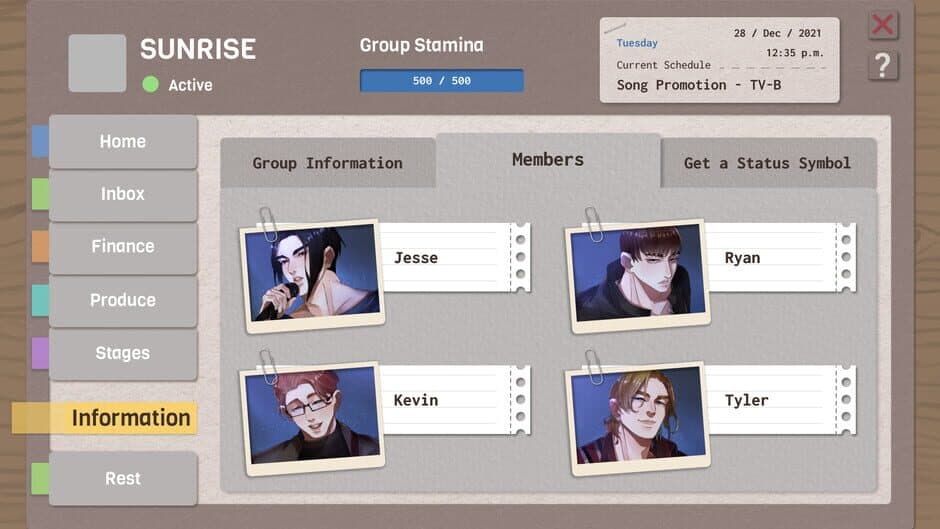 Скриншот 1 из K-Pop & Rock Band Manager