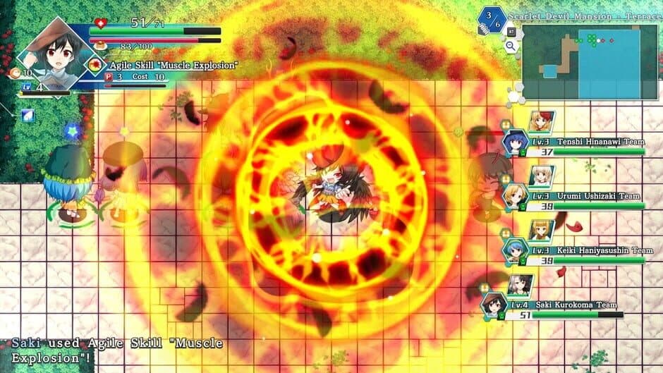Скриншот 5 из Touhou Genso Wanderer: Lotus Labyrinth R - Wily Beast and Weakest Creature Friends