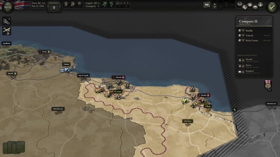 Скриншот 2 из Unity of Command II: Desert Rats