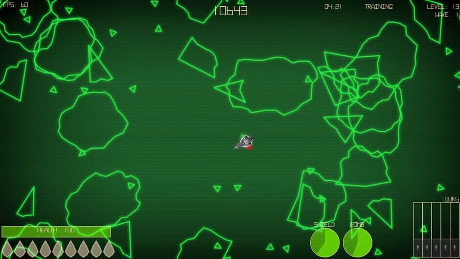 Скриншот 2 из Asteroids