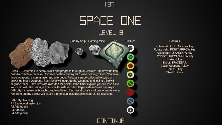 Скриншот 3 из Asteroids