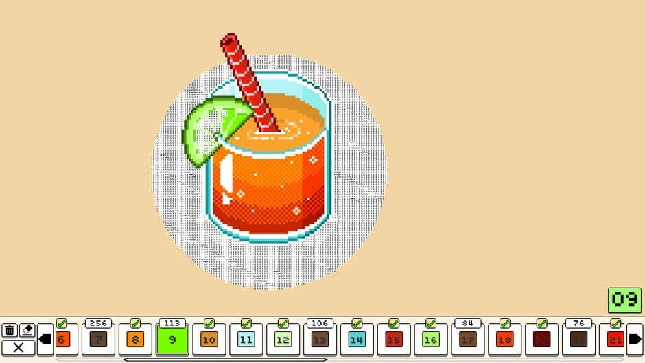 Скриншот 1 из Coloring Pixels: Summer Pack