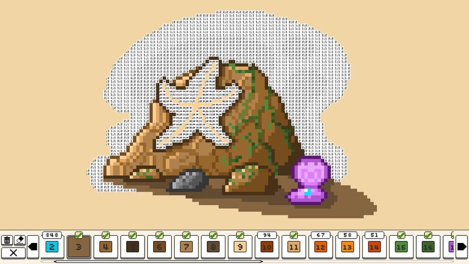 Скриншот 3 из Coloring Pixels: Summer Pack