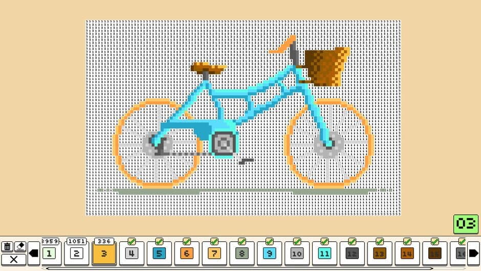 Скриншот 4 из Coloring Pixels: Summer Pack