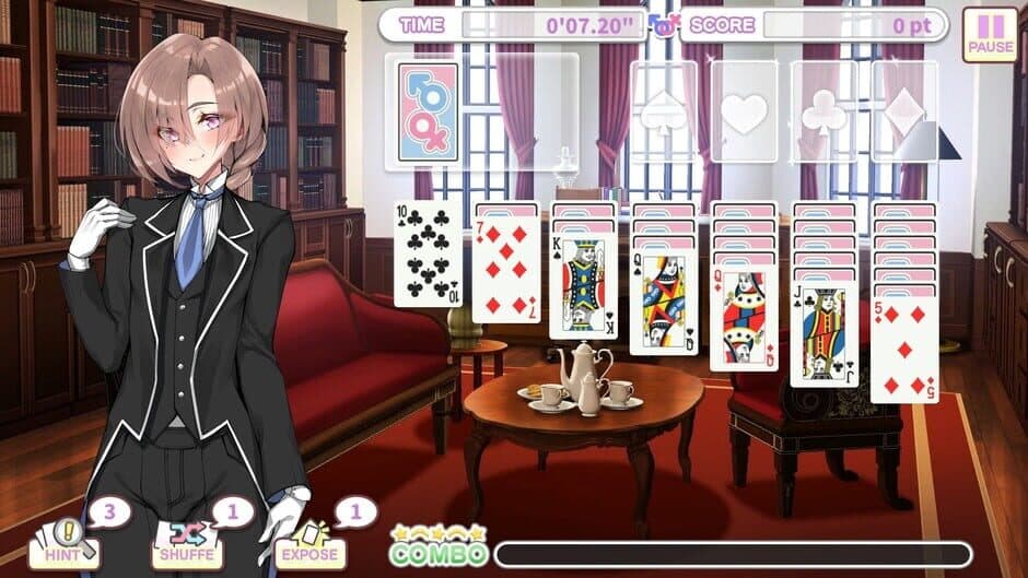 Скриншот 6 из Otoko Cross: Pretty Boys Klondike Solitaire