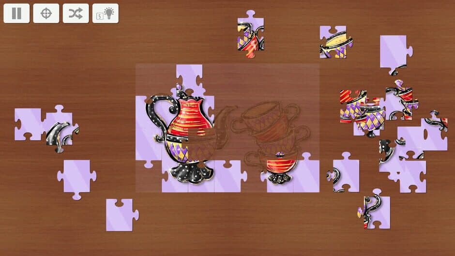 Скриншот 1 из Alice in Wonderland: Jigsaw Puzzle