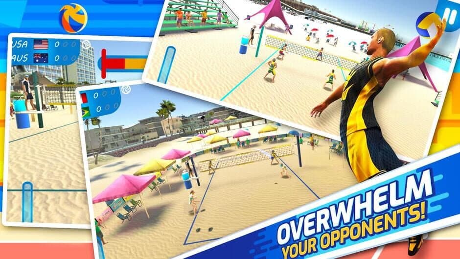 Скриншот 2 из Volleyball: Spike Master