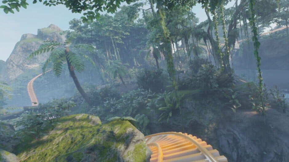 Скриншот 1 из VR Jurassic island roller coaster