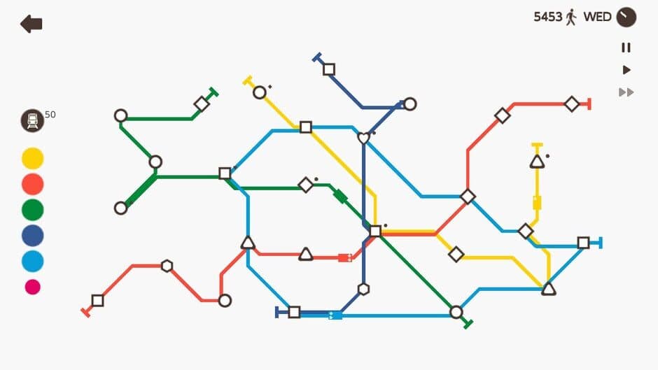 Скриншот 4 из Mini Subway: Logic on the Metro Line